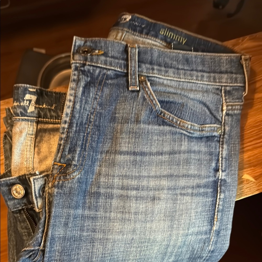 Post is for 2 garments! 7 For All Mankind Blue Boot cut 👖 👖